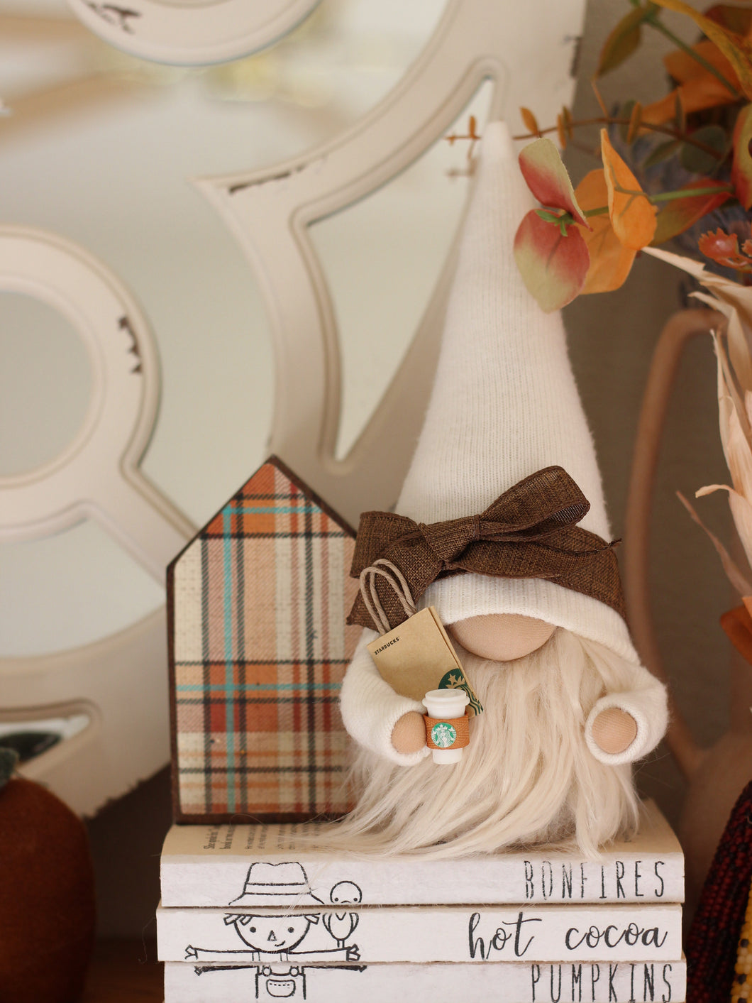02 Large Fall Coffee Gnome